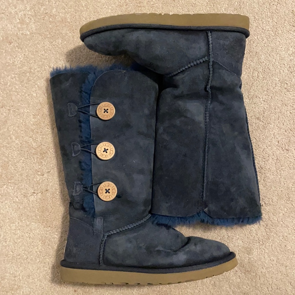 Navy Blue Uggs Size 8